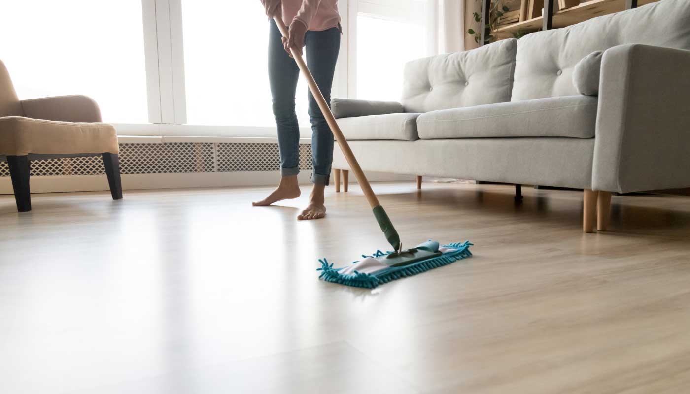 Vinyl Floor Cleaning
